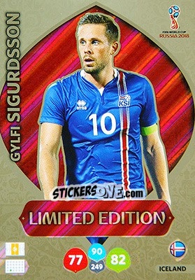 Figurina Gylfi Sigurdsson - FIFA World Cup 2018 Russia. Adrenalyn XL - Panini