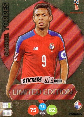 Cromo Gabriel Torres - FIFA World Cup 2018 Russia. Adrenalyn XL - Panini