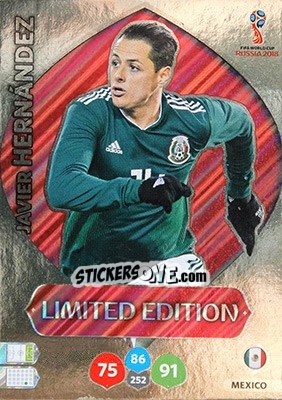 Figurina Javier Hernández - FIFA World Cup 2018 Russia. Adrenalyn XL - Panini