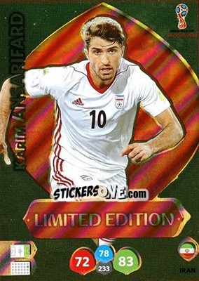 Sticker Karim Ansarifard - FIFA World Cup 2018 Russia. Adrenalyn XL - Panini