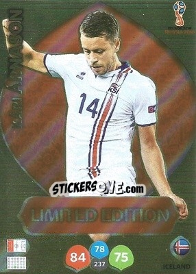 Sticker Kári Árnason - FIFA World Cup 2018 Russia. Adrenalyn XL - Panini