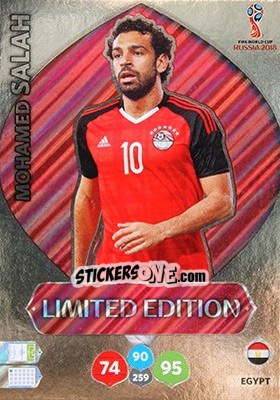Sticker Mohamed Salah - FIFA World Cup 2018 Russia. Adrenalyn XL - Panini