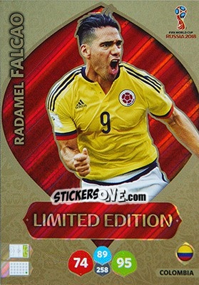 Sticker Radamel Falcao - FIFA World Cup 2018 Russia. Adrenalyn XL - Panini