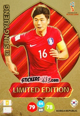 Sticker Ki Sung-Yueng - FIFA World Cup 2018 Russia. Adrenalyn XL - Panini
