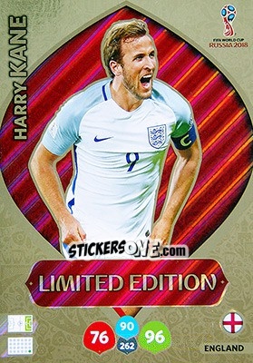 Sticker Harry Kane - FIFA World Cup 2018 Russia. Adrenalyn XL - Panini