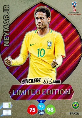 Figurina Neymar Jr - FIFA World Cup 2018 Russia. Adrenalyn XL - Panini