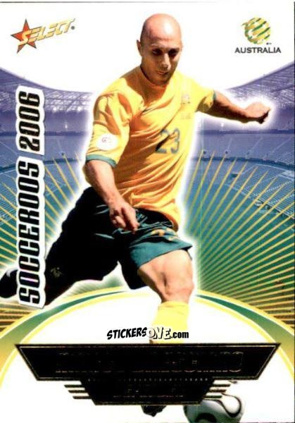 Sticker Mark Bresciano - Hyundai A-League 2006 n. SR4 - Select