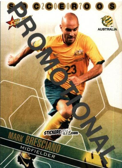 Sticker Mark Bresciano - Hyundai A-League 2007 n. P1 - Select