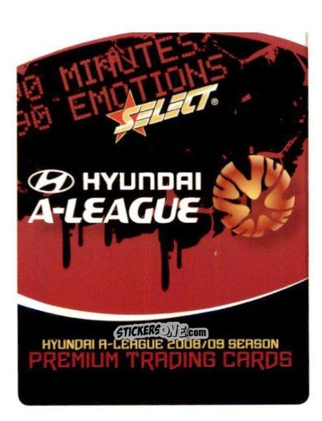 Figurina Checklist 1 - Hyundai A-League 2008-2009 n. 1 - Select