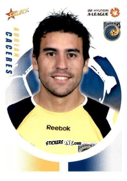 Cromo Adrian Caceres - Hyundai A-League 2008-2009 n. 27 - Select