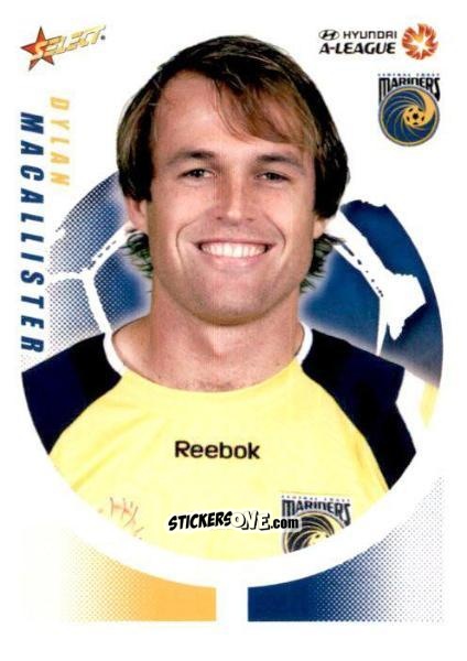 Cromo Dylan Macallister - Hyundai A-League 2008-2009 n. 30 - Select