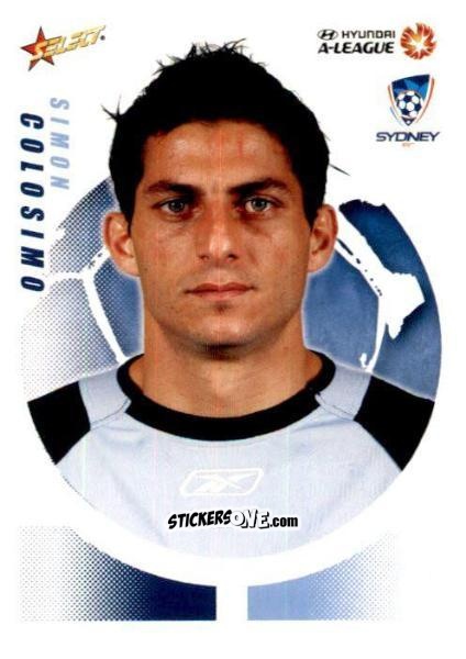 Sticker Simon Colosimo - Hyundai A-League 2008-2009 n. 101 - Select