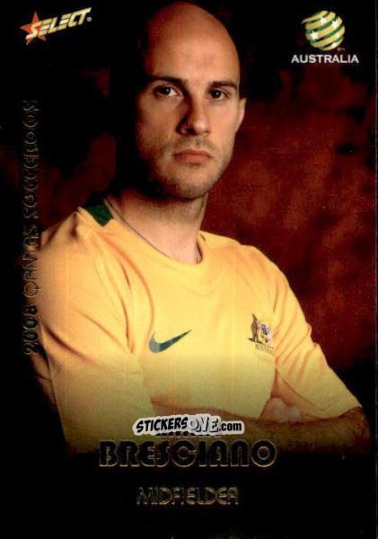 Sticker Mark Bresciano - Hyundai A-League 2008-2009 n. SR8 - Select