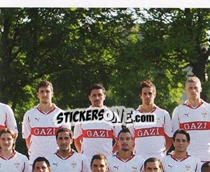 Sticker Mannschaft (Puzzle) - Vfb Stuttgart 2010-2011 n. 3 - Panini