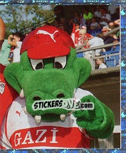 Sticker Masskottchen (Puzzle, Glitzer) - Vfb Stuttgart 2010-2011 n. 9 - Panini