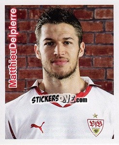 Figurina Matthieu Delpierre - Vfb Stuttgart 2010-2011 - Panini