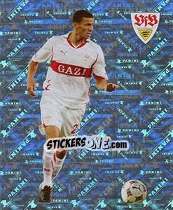 Figurina Khalid Boulahrouz (Glitzer) - Vfb Stuttgart 2010-2011 - Panini