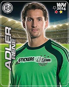 Sticker Renè Adler - Stars WM 2014 n. 3 - Ferrero