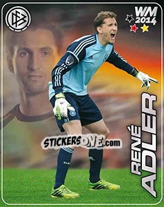 Sticker Renè Adler - Stars WM 2014 n. 4 - Ferrero
