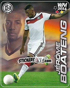 Sticker Jerôme Boateng - Stars WM 2014 n. 8 - Ferrero