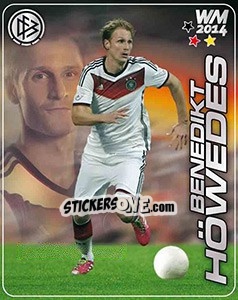 Sticker Benedikt Höwedes - Stars WM 2014 n. 9 - Ferrero