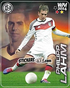 Sticker Philipp Lahm - Stars WM 2014 n. 13 - Ferrero