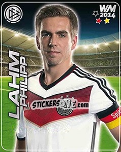 Sticker Philipp Lahm - Stars WM 2014 n. 14 - Ferrero