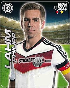 Sticker Philipp Lahm - Stars WM 2014 - Ferrero