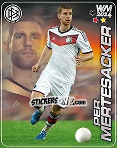 Sticker Per Mertesacker - Stars WM 2014 - Ferrero