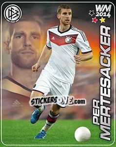 Sticker Per Mertesacker - Stars WM 2014 n. 16 - Ferrero