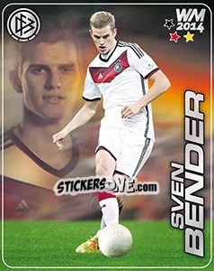 Sticker Sven Bender - Stars WM 2014 n. 22 - Ferrero