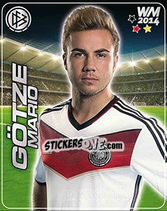 Sticker Mario Götze - Stars WM 2014 n. 25 - Ferrero