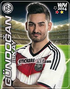Sticker Ilkay Gündogan - Stars WM 2014 n. 27 - Ferrero