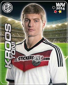Sticker Toni Kroos - Stars WM 2014 - Ferrero