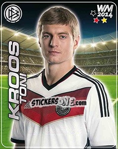 Sticker Toni Kroos - Stars WM 2014 n. 29 - Ferrero