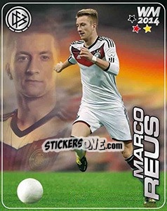 Sticker Marco Reus - Stars WM 2014 n. 37 - Ferrero