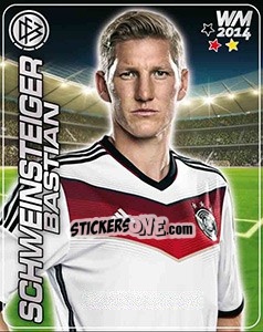 Sticker Bastian Schweinsteiger - Stars WM 2014 n. 40 - Ferrero