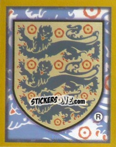 Sticker England Football Assosiation Emblem - England 1998 n. 2 - Merlin