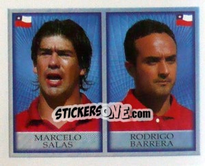 Sticker Marcelo Salas / Rodrigo Barrera - England 1998 n. 206 - Merlin