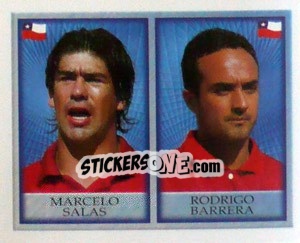 Cromo Marcelo Salas / Rodrigo Barrera