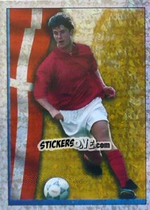 Sticker Brian Laudrup (Player to Watch) - England 1998 - Merlin