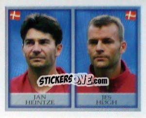 Sticker Jan Heintze / Jes Høgh - England 1998 - Merlin