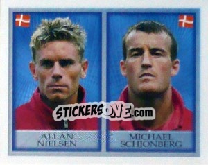 Cromo Allan Nielsen / michael Schjonberg - England 1998 - Merlin