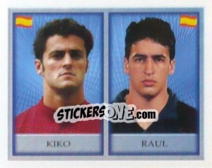 Sticker Kiko / Raul González - England 1998 - Merlin