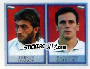 Sticker Trifon Ivanov / Radostin Kishishev - England 1998 - Merlin