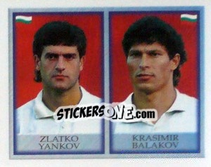 Sticker Zlatko Yankov / Krasimir Balakov - England 1998 - Merlin