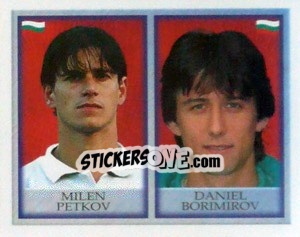 Cromo Milen Petkov / Daniel Borimirov - England 1998 - Merlin