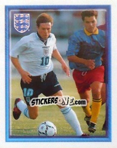 Sticker Nick Barmby (vs Moldova Away) - England 1998 n. 12 - Merlin