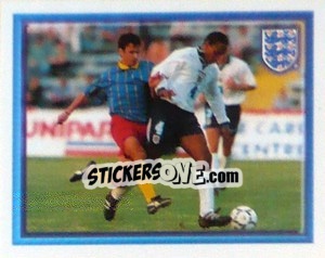 Sticker Paul Ince (vs Moldova Away) - England 1998 n. 14 - Merlin