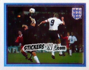 Cromo Alan Shearer (vs Poland Home) - England 1998 - Merlin